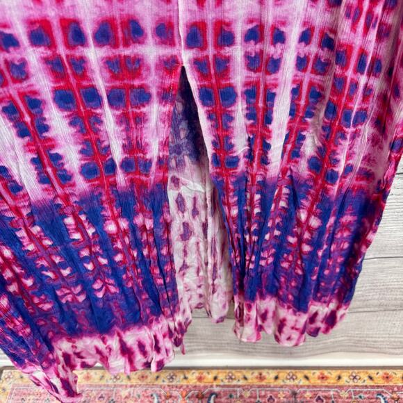 Forever 21 Plus Size Purple & Pink Tie Dye V-Neck Lightweight Dress Size 3X - Picture 5 of 9